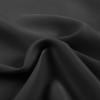 ChadMade Pinch Pleat Blackout Curtain Heavyweight 84 Inches Long Drape 100Wx84L Sliding Glass Door Curtain for Traverse Rod and Track, Black (1 Panel) Memory Trained view 4