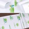 Yifasy 2 Pack Shelf Liners Green Windmill House Self-Adhesive Drawer Papers Wall Decor Kids Furniture Table 17.7 Inch Wide view 2
