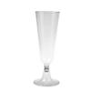 4.7OZ Disposable Plastic Champagne Glasses 140ml 100 Pieces Dessert Cup Ice Cream Cups Detachable Cup Holders Cocktail Glasses Transparent Wine Glasses Dessert Cup view 3