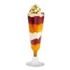 4.7OZ Disposable Plastic Champagne Glasses 140ml 100 Pieces Dessert Cup Ice Cream Cups Detachable Cup Holders Cocktail Glasses Transparent Wine Glasses Dessert Cup view 4