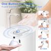 Automatic Soap Dispenser, Foaming Hand Soap Dispenser Touchless, Rechargeable Countertop & Wall Mount IPX4 Waterproof Foam Soap Dispensers for Bathroom Kitchen, 400ML/13.5oz White view 3
