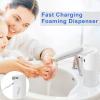 Automatic Soap Dispenser, Foaming Hand Soap Dispenser Touchless, Rechargeable Countertop & Wall Mount IPX4 Waterproof Foam Soap Dispensers for Bathroom Kitchen, 400ML/13.5oz White view 4
