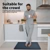 Art3d Anti Fatigue Mat - 1/2 Inch Cushioned Kitchen Mats - Comfort & Non Slip Cushion for Standing Desk, Office or Garage Floor (17.3"x28", Majolica Blue) view 3