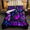 Erosebridal 5 Pcs Twin Size Girls Purple Butterfly Bedding Sets with Galaxy Comforter Set +Fitted Sheet Deep Pocket + Flat Sheet + 2 Pillowcases view 2