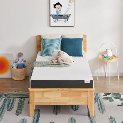 OUUI Twin XL Memory Foam Mattress, 5 Inch Low Profile-Cooling Gel Infusion-Breathable White Cover, CertiPUR-US Certified