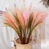 100CM Artificial Pampas Grass Dried Reed Flowers Decor Wedding Flowers Fall Decorations Wedding Flower Bunch for Home Decoration White view 2