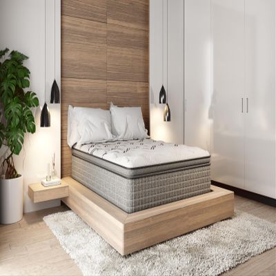 Loosh Home | Easy Drift Plush 13" California King Size Pillow Top Hybrid Mattress | Cool Sleep High Density Foam & Inner-Spring Pocket Coil System | CertiPUR-US Certified, Bed in a Box, Made in USA