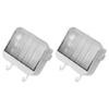 2pcs Wall Mounted Soap Holder with Hook No Drilling Required for Bathroom and Kitchen Material Soap Dish with Strong Adhesive for Easy Installation view 1