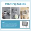 2pcs Wall Mounted Soap Holder with Hook No Drilling Required for Bathroom and Kitchen Material Soap Dish with Strong Adhesive for Easy Installation view 3