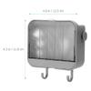 2pcs Wall Mounted Soap Holder with Hook No Drilling Required for Bathroom and Kitchen Material Soap Dish with Strong Adhesive for Easy Installation view 4