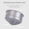 Boundless Voyage Titanium Coffee Mesh Filter Pour Over Paperless Coffee Filter Lightweight Outdoor Camping Reusable Coffee Dripper Ti6001P view 4