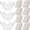 8 Pcs Fish Net Decorative Party Supplies 78.7 x 59 Inch Nautical Party Decorations Natural Cotton Fishnet Party Accessory for Hawaiian Pirate Fishing Undersea Theme Party Favor (Beige) view 1