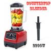 TFCFL Professional Blender, Countertop Blender Smoothie Maker 2200W Smoothie Machine Household Food Blender Machine for Soup, Fish, Shakes and Smoothies (Red) view 2