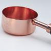8pcs Measuring Cups And Spoons Set Stainless Steel Dishwasher Safe Rose Wood Handle Gold Color For Cooking Baking view 3