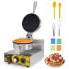 Dyna-Living Commercial Waffle Maker Restaurant, 1200W Professional Waffle Maker Commercial Waffle Iron Non-stick Classic Waffle Machine Electric Waffle Bowl Maker for Home, Hotel view 1