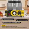 Dyna-Living Commercial Waffle Maker Restaurant, 1200W Professional Waffle Maker Commercial Waffle Iron Non-stick Classic Waffle Machine Electric Waffle Bowl Maker for Home, Hotel view 3