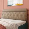 HomeLoft Basics King Size Bed Rest Headboard Cushion Upholstered Reading Pillow Lumbar Pad with Removable Cover for Daybed Bed Bunk Bed for Watching TV, Reading, Relaxing,Coffee,63"/160cm view 1