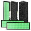 [Upgraded] Nisreen AC4825 HEPA Filter B Replacement Compatible with Guardian Filter B for Improving Moist Conditions, for Models AC4825E AC4850PT AC4900CA, 4 H13 HEPA and 4 Pre-Filters view 1