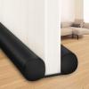 MAXTID Large Door Draft Stopper for Bottom of Doors 36 Under Door Sweep Noise Blocker Black Gap Stoppers Adjustable Doors Seal Sweep Guard Draft, Window Breeze Stoppers, Home Essentials Gadgets view 1