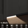 MAXTID Large Door Draft Stopper for Bottom of Doors 36 Under Door Sweep Noise Blocker Black Gap Stoppers Adjustable Doors Seal Sweep Guard Draft, Window Breeze Stoppers, Home Essentials Gadgets view 2
