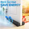 MAXTID Large Door Draft Stopper for Bottom of Doors 36 Under Door Sweep Noise Blocker Black Gap Stoppers Adjustable Doors Seal Sweep Guard Draft, Window Breeze Stoppers, Home Essentials Gadgets view 4