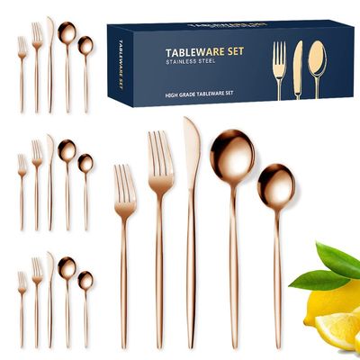 TWEE 30 Piece Silverware Set for 6, Premium Flatware Cutlery Set Stainless Steel Cutlery Set Kitchen Utensils for Home Hotel Restaurant Wedding Gift, Mirror Polished