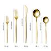 TWEE 30 Piece Black Silverware Set for 6, Premium Flatware Cutlery Set Stainless Steel Cutlery Set Kitchen Utensils for Home Hotel Restaurant Wedding Gift, Mirror Polished view 2