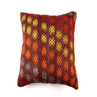 Kilim Pillow Cover 20x20 in Decorative Kilim Pillow Cover Oriental Ethnic Vintage Cushion Cover 4669