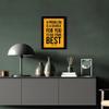 Inkdotpot Motivational Wall Art, A Problem is A Chance For You To Do Your Best-Duke Ellington 10x12-inch Inspirational Success Quotes Home/Office Gift Wall Decor Print, 1-Pack, With BLACK FRAME view 4