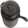 Lodge L10CF3 Cast Iron Covered Deep Skillet, Pre-Seasoned, 5-Quart & ASAHH41 Silicone Assist Handle Holder, Red view 2