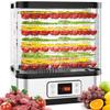 Plastic tray for COOCHEER Food Dehydrator Fruit Roll Dehydrator Sheets Square Dehydrator Sheets Fruit Roll Sheets, White 12.59''x9.84'' (1 Pieces) view 3