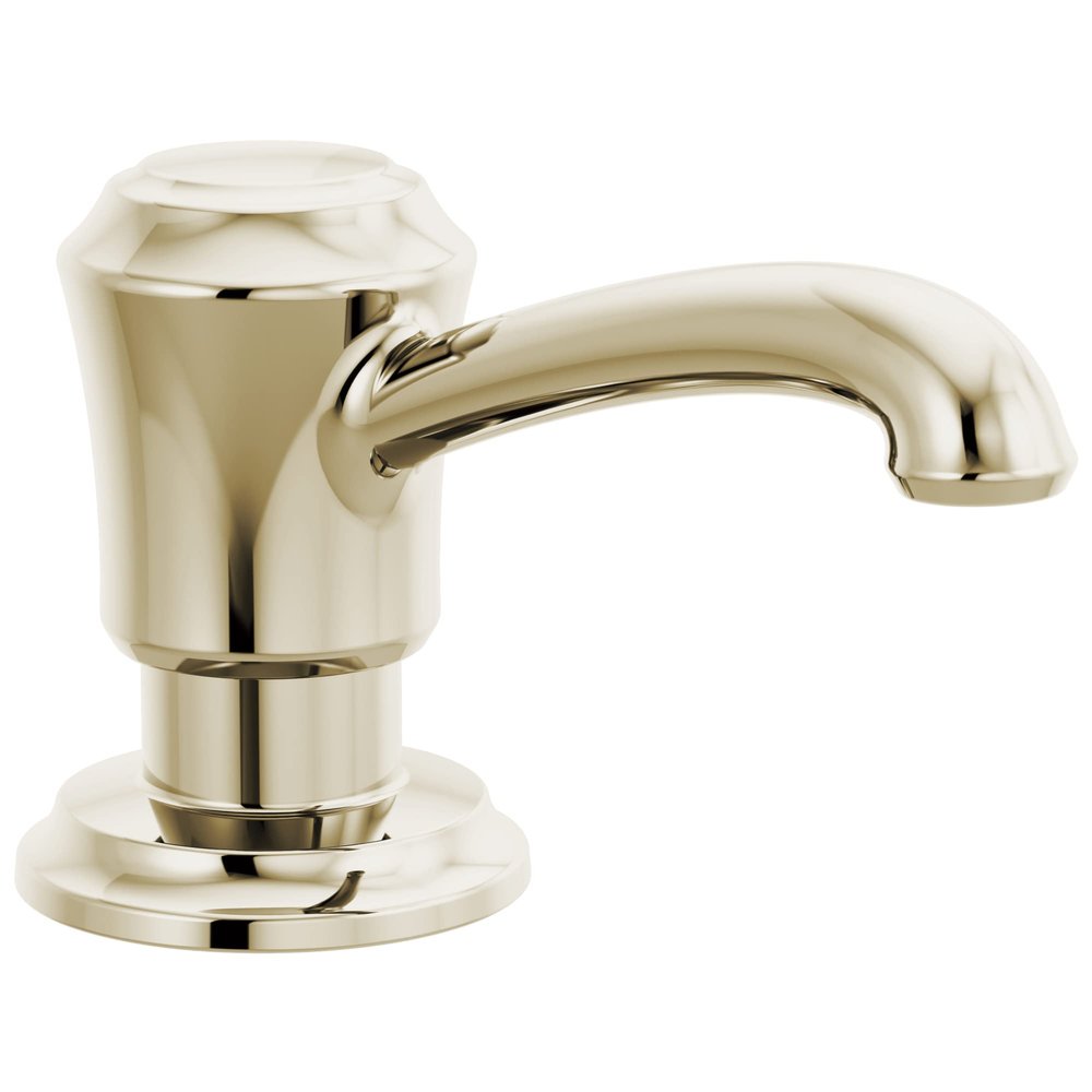 Delta RP100735PNPR Cassidy soap Dispenser, Lumicoat Polished Nickel