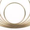 5pcs Metal Ring Iron Circle Round DIY Hoop For Flower Wreath Garland Home Birthday Party Wedding Decoration Baby Shower Catcher Dream (Size : 10cm metal hoop) view 3