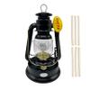 Light of Mine - Dietz #01 Little Wizard Black with Gold Trim Oil Lantern with 5/8" Replacement Wick Strips (#01, B & G) view 1