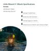 Light of Mine - Dietz #01 Little Wizard Black with Gold Trim Oil Lantern with 5/8" Replacement Wick Strips (#01, B & G) view 3