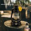 Light of Mine - Dietz #01 Little Wizard Black with Gold Trim Oil Lantern with 5/8" Replacement Wick Strips (#01, B & G) view 4