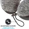 American ZZZ's Comfortable Neck Pillow, Memory Foam Travel Pillow for Uninterrupted Sleep, Ideal for Everyday Commute, Airplane, Bus, Car, and Gaming, Travel Essentials, Made in USA, Blue view 4