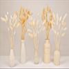 120 PCS Bunny Tails Dried Flowers, Dried Pampas Grass Bouquet, Boho Table Decor, White Pampas Grass small, dried bunny tails, Pampas Grass for Wedding, Home, Rustic Party, Baby Shower Decorations view 2