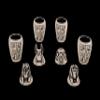 Set 4 Egyptian Art Canopic jars Sons of Horus, limestone made in Egypt view 4
