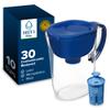 Brita Everyday Elite Water Filter Pitcher, Removes 99% of Lead, Includes 1 Filter, 10-Cup Capacity, Blue view 1