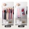 ZEDODIER 4 Pack Tank Top Hanger Space Saving, Bra Hangers for Closet Organizer, Hanging Bra Organizer Tank Tops Holder with 32 Hooks, Closet Organizers and Storage Small Space Solutions, Rose Gold view 2