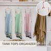 ZEDODIER 4 Pack Tank Top Hanger Space Saving, Bra Hangers for Closet Organizer, Hanging Bra Organizer Tank Tops Holder with 32 Hooks, Closet Organizers and Storage Small Space Solutions, Rose Gold view 4