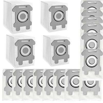 12 Pack Dust Bin Bags Compatible for Robotic Vacuum Cleaner i3, i3+, i7, i7+, i8, i8+, i4, i4+, i1, i1+, i6, i6+, j7, j7+, s9, s9 Plus, i & s j Series Automatic Dirt Disposal Trash Bags