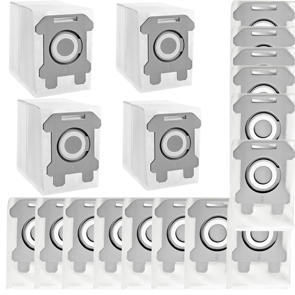 12 Pack Dust Bin Bags Compatible for Robotic Vacuum Cleaner i3, i3+, i7, i7+, i8, i8+, i4, i4+, i1, i1+, i6, i6+, j7, j7+, s9, s9 Plus, i & s j Series Automatic Dirt Disposal Trash Bags