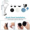XQSSB 4 in 1 Electric Rotary Scrubber Multifunctional Household Cordless Electric Cleaning Brush Toilet Brush Electric Brush car Brush Bathroom Kitchen Cleaner view 2