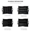 AMZCOOL Foldable 12 Bottle Wine Tote Bag Carrier for Liquor Drinks Grocery Shopping Heavy Duty Durable view 3
