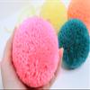 Set of 4 Large Yarn Pompoms 3 inch Pom Poms with Tails for Crafts or Decor (Hunter Green) view 3