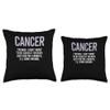 Cancer Zodiac Sign Facts Sarcasm Saying Horoscope Astrology Throw Pillow view 3