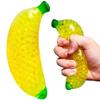Squishy Banana Stress Balls - Stretchy Fruit Stress Balls for Adults and Party Favors, Yellow Squishy Banana Dough Ball for Vase Filler, Home Decoration, Christmas Decoration, Easter Basket Stuffers view 1