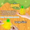 Pineapple Squishy Stress Balls (1 Pack) Stretchy Fruit Stress Relief Squishy Ball for Adults, Vase Filler, Home Decoration, Ideal for Relax, Focus, Christmas Decoration, Easter Basket Stuffers view 2